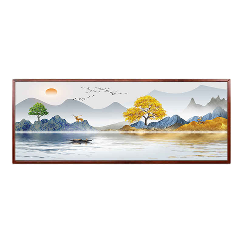 石墨烯壁画取暖器碳晶墙暖家用节能壁挂电暖器速热电暖画电发热板