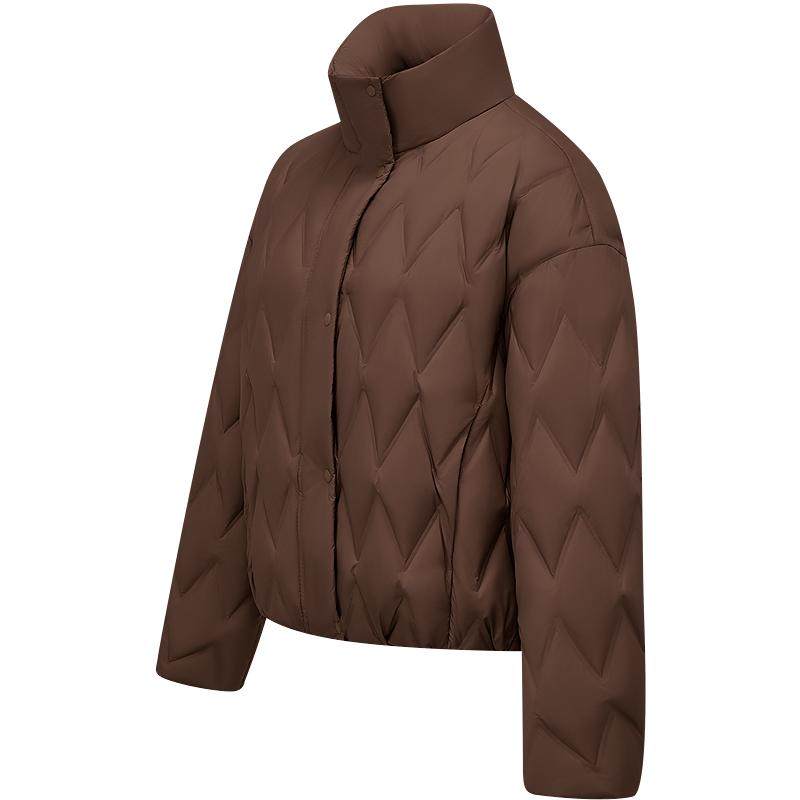 波司登新款女短款宽松轻薄立领羽绒服早秋保暖百搭上衣面包服