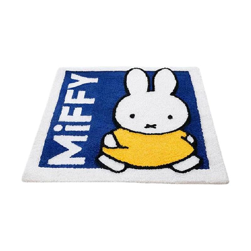 miffy米菲聯(lián)名地墊浴室吸水防滑腳墊家用衛(wèi)生間廁所進(jìn)門速干地毯