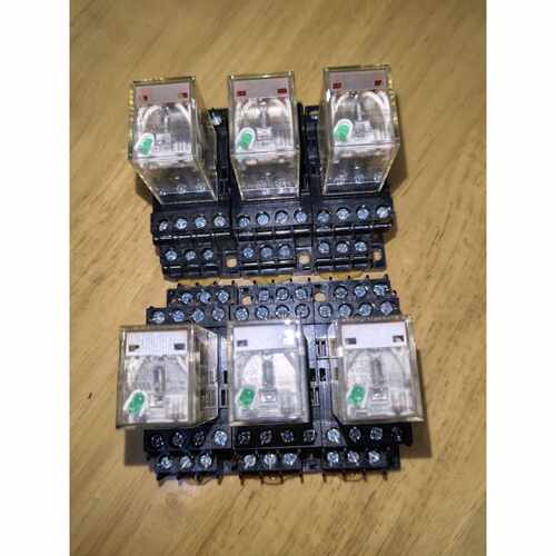 议价正品欧姆龙中间继电器MY4NGS24VDC14脚带底座