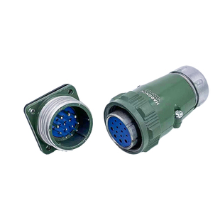 圆形连接器YD32KJ19TP-4 10 13 19芯 正反装航空插头插座工业接头