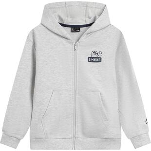 李宁童装卫衣男女小童男孩新款运动生活系列宽松上衣冬季休闲童装