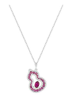 紫色葫芦项链高级感轻奢