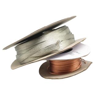 加密加厚纯铜/镀锡铜网金属屏蔽网套编织网管HIFI音响线材抗干扰