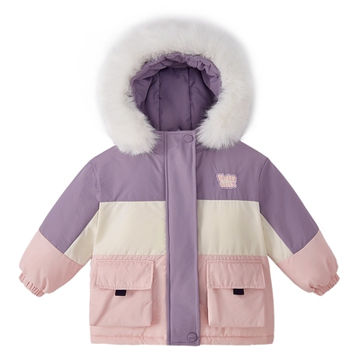 儿童棉服冬款男童冬装棉衣宝宝棉袄秋加绒夹棉冬三岁女童冬季外套