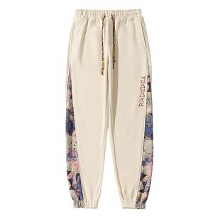 NASA STUSY美式复古2025新款秋冬装男款休闲长裤子直筒宽松卫裤