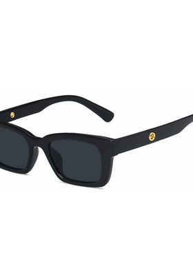 墨镜窄框个性风复古蹦迪太阳眼镜