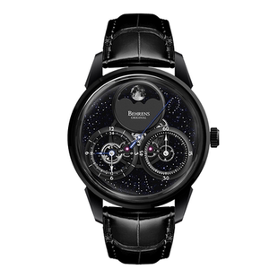 贝伦斯BEHRENS星宿Constell月相功能机械腕表国产腕表男士机械表