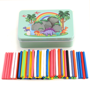 儿童小木棒学生方形数数棒数学棒100根一年级加减法计算数棍教具