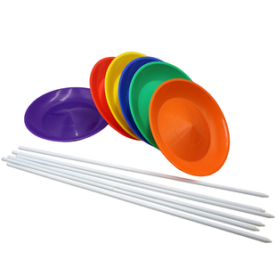 24CM杂技道具转碟转盘顶盘小丑道具杂耍表演Spinning Plate