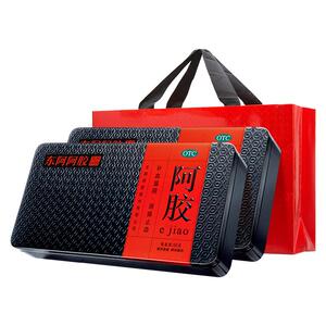 东阿阿胶官方旗舰店阿胶块250*2补血滋阴润燥送礼盒袋正品