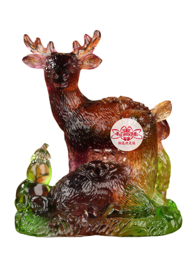 宋韶光2026马年属蛇吉祥物摆件