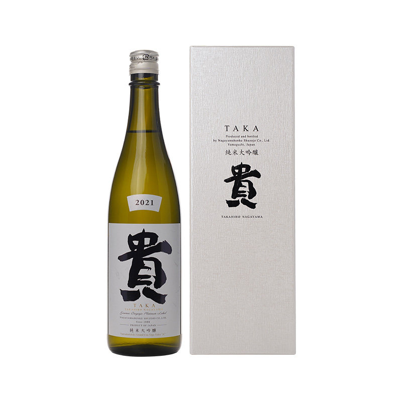 全日空 日本原装进口TAKA贵纯米大吟酿铂金礼盒清酒山田锦720ml