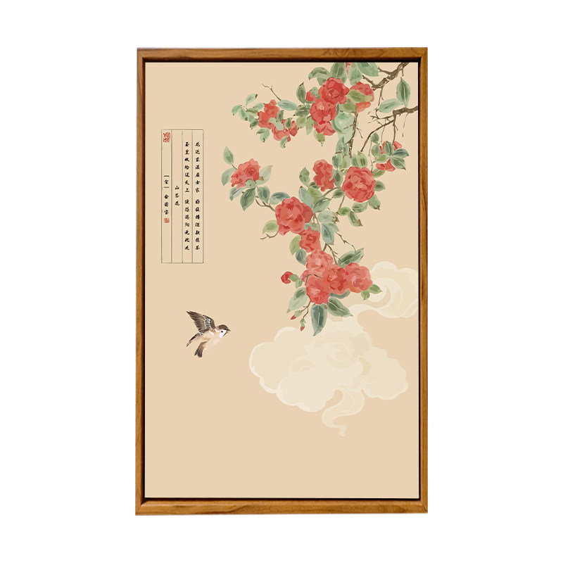 中国风锦鲤百福图数字油画DIY
