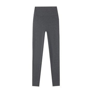 打底裤女秋冬外穿2025新款高腰螺纹显瘦弹力羊绒蚕丝加绒保暖棉裤