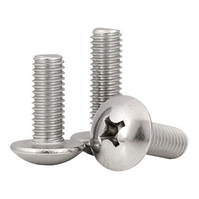 十字大扁头304不锈钢机螺钉
