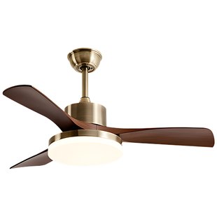 大风力风扇吊灯餐厅家用客厅卧室中古风简约一体变频吸顶风扇灯