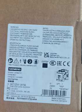 议价3RT1054-1AP36   实单的来  1250适用
