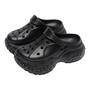 夏季新款洞洞鞋女外穿百搭防滑软底包头凉拖居家洗澡沙滩两用拖鞋