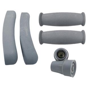 拐杖配件橡胶腋托防滑脚垫握把拐杖头防滑套双拐胶套手把螺杆皮套