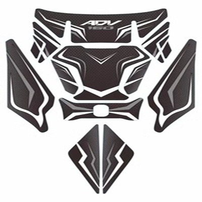 适用于23款本田ADV160油箱贴侧边贴纸摩托车配件装饰养护3D碳纤维