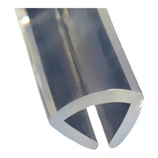 透明U型密封条玻璃桌椅墙角包边条木板钢板防割橡胶条茶几防撞条