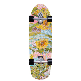 【深脚窝】逆山专业高端陆地冲浪板滑板PU桥弹簧桥陆冲板全能玩法