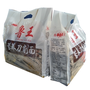 鲁王苦荞刀削面4斤荞麦宽挂面油泼面条早餐宽面鸡汤清汤早餐夜宵