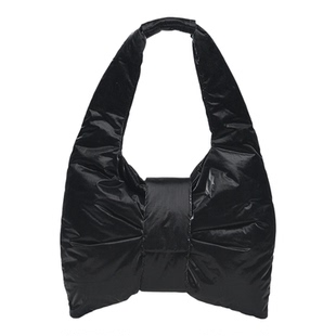 韩国Limelike少女风蝴蝶结单肩包托特包时尚小斜挎包通勤包