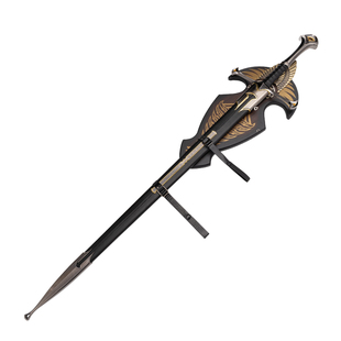 指环王纳西尔圣剑2.0重铸版魔戒人阿拉贡金属周边模型摆剑未开刃