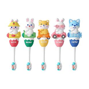 英格翰儿童牙刷1-6-12岁软毛牙刷小学生训练趣味换牙期牙刷