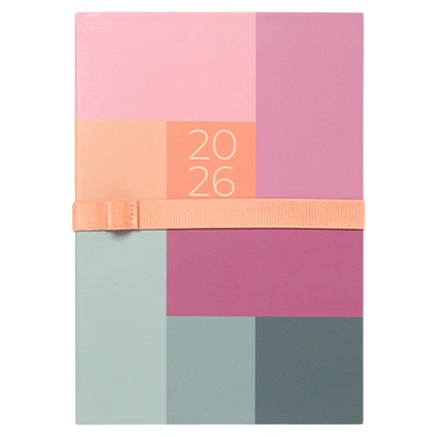 【2026年周计划日程本】英国进口letts Gradient幻彩系列手帐本一周两页排版A6 A5日记记事本笔记本硬面效率