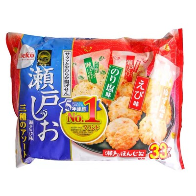 日本仙贝米饼濑户好吃可口虾饼