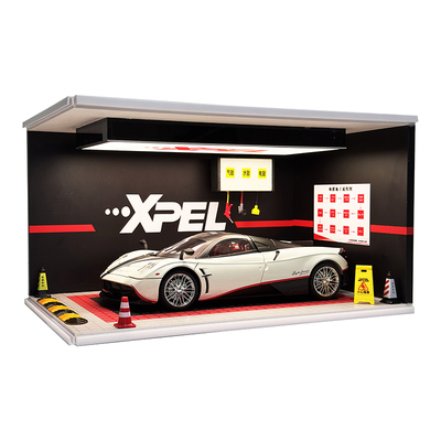 1比18汽车模型停车场收藏摆件