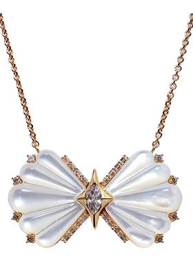 海洋系列贝母烟火项链