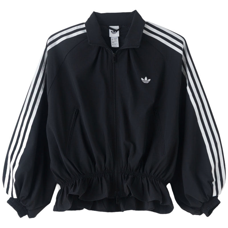 【自营】Adidas阿迪达斯三叶草上衣秋女梭织宽松休闲拉链外套