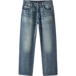 森柔牛仔|商场同款森马牛仔裤男复古宽松直筒裤2025秋季新款长裤