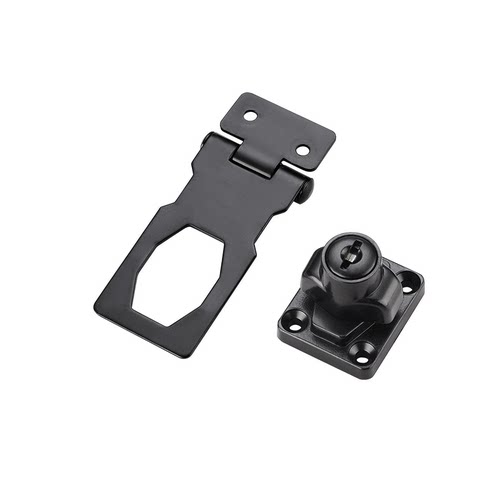 免打孔带锁锁牌锁扣卡扣门锁办公桌抽屉柜门锁搭扣衣柜锁家用锁具