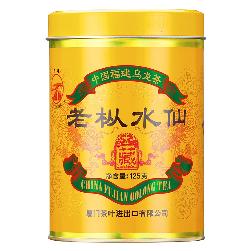 中茶海堤茶叶红印老枞水仙乌龙茶