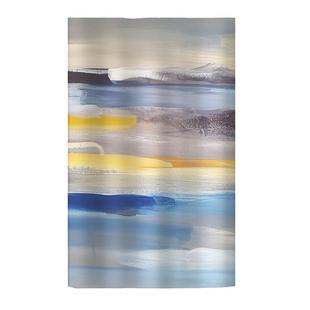 油彩画遮挡帘衣柜门帘衣帽间书柜鞋柜拉帘橱柜杂物防尘遮丑布帘