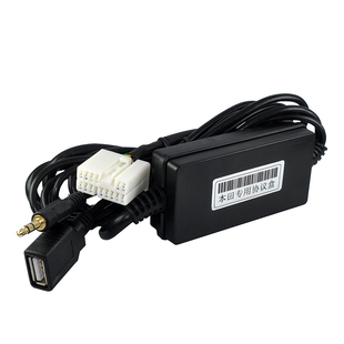 本田飞度7七代雅阁八代思域CRV奥德赛CD机加改装AUX线USB接口尾线