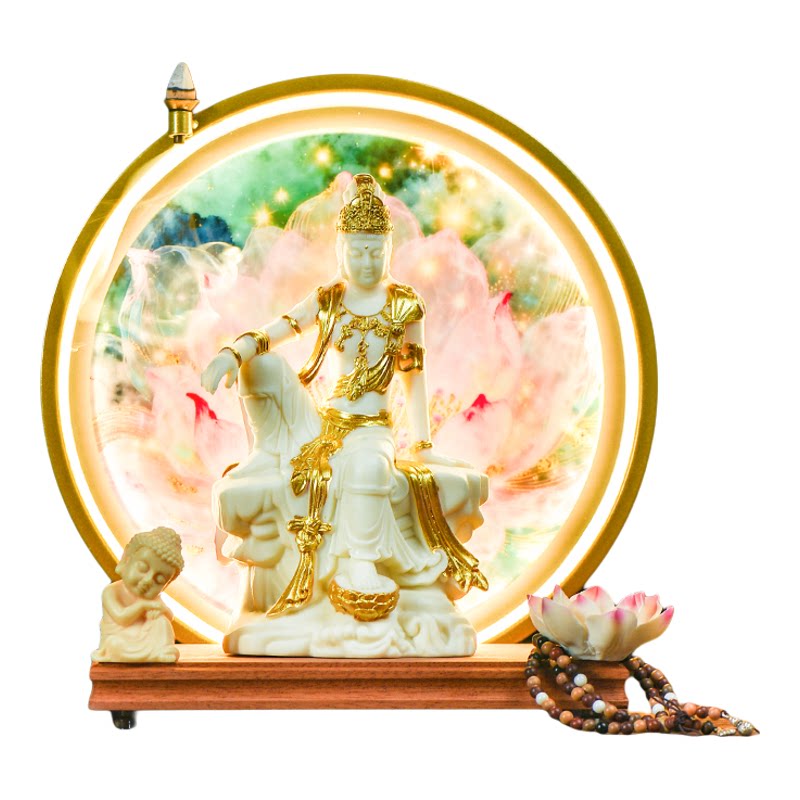 观自在菩萨禅意家居装饰摆件