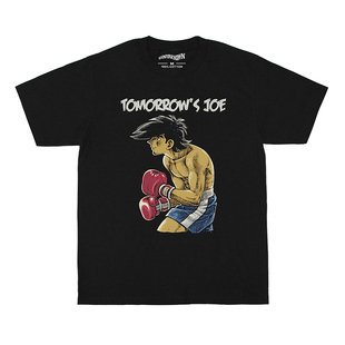 明日之丈Tomorrow's Joe矢吹丈第一神拳格斗动漫纯棉宽松短袖T恤