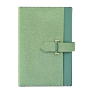 笔记本本子加厚a5高颜值新款皮面记事本高档商务办公工作会议记录本B5简约大学生日记本礼盒企业定制可印logo