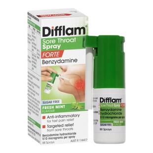 Difflam润喉喷雾教师喉咙止痛强力护嗓扁桃体炎抗菌口腔咽炎流感