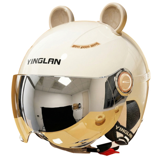 营缆头盔电动车女士3c认证可爱冬季保暖四季通用摩托车安全帽盔男