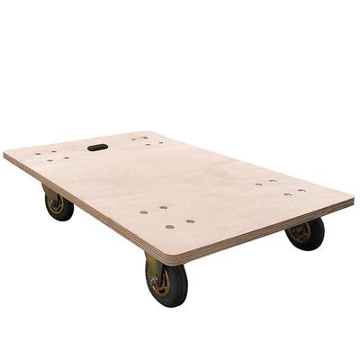 加厚乌龟家用轻音万向轮木板车