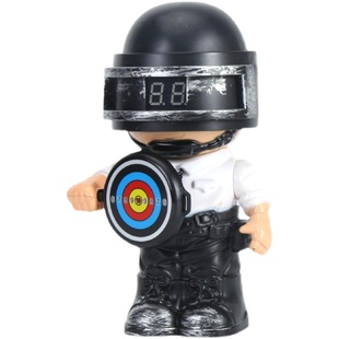 飞镖靶内盘 男孩玩具吃鸡吸水软蛋自动回弹真人发声电动计分靶