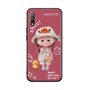 luckrider适用于华为荣耀9X手机壳honor9x女款hlk-aloo网红新款荣誉9x忙着赚钱huawei防摔外壳HLK-AL00硅胶6.