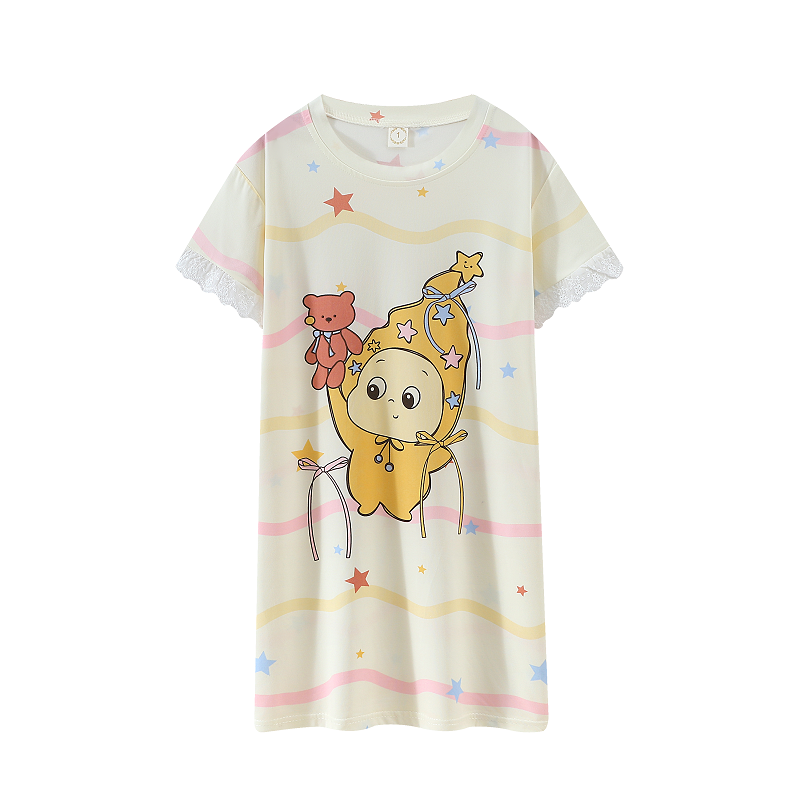 2026夏季新款可爱卡通女童睡裙